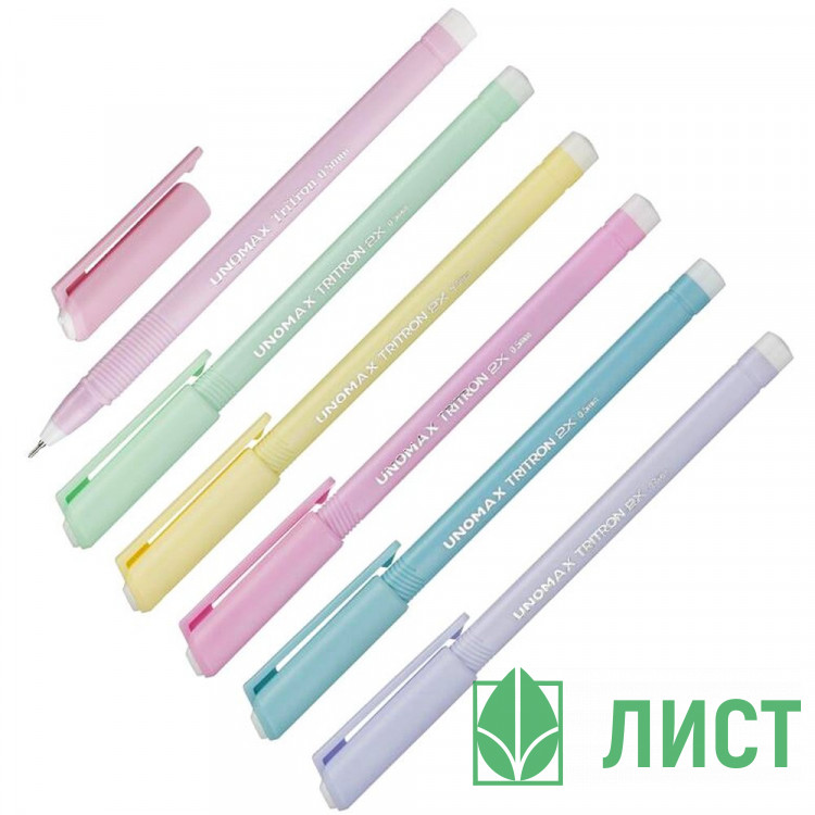 Ручка шариковая непрозрачный корпус (Unomax) Tritron синий, 0,3мм, игла, масло арт.1680853 (Ст.)