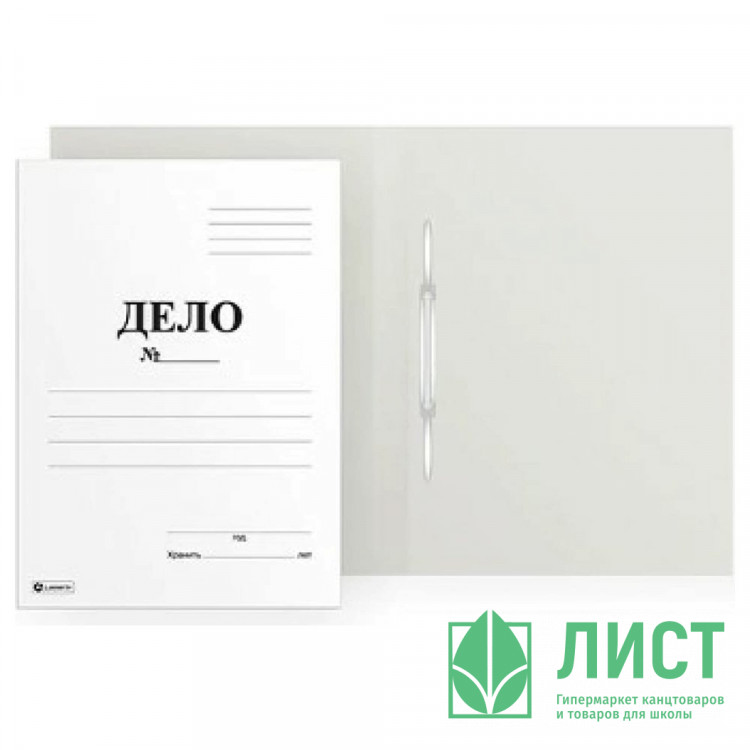 Скоросшиватель "ДЕЛО" 280г/м2 мелованный картон арт.22037 (Ст.200)