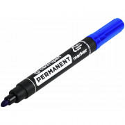 Маркер перманентный CENTROPEN круглый 2,5мм синий арт.8566/С