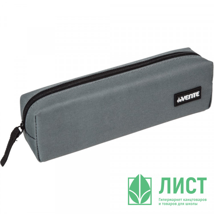 Пенал-косметичка 1 отделение deVENTE Серый (Gray) 210х60х40мм арт.7029481
