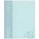 Тетрадь пластиковая обложка А5 клетка 48 листов Hatber Прогрессив (PROGRESSIVE) Бирюзовая арт 48Т5В1