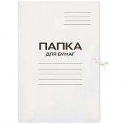 Папка д/бумаг с завязками "ДЕЛО" 360г/м2 мелованный картон арт.15-5764 (Ст.150)