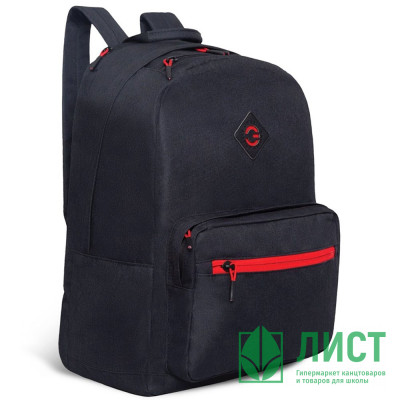 Рюкзак для мальчиков (Grizzly) арт RQL-218-9/1 черный-красный 28×41×18см Рюкзак для мальчиков (Grizzly) арт RQL-218-9/1 черный-красный 28×41×18см