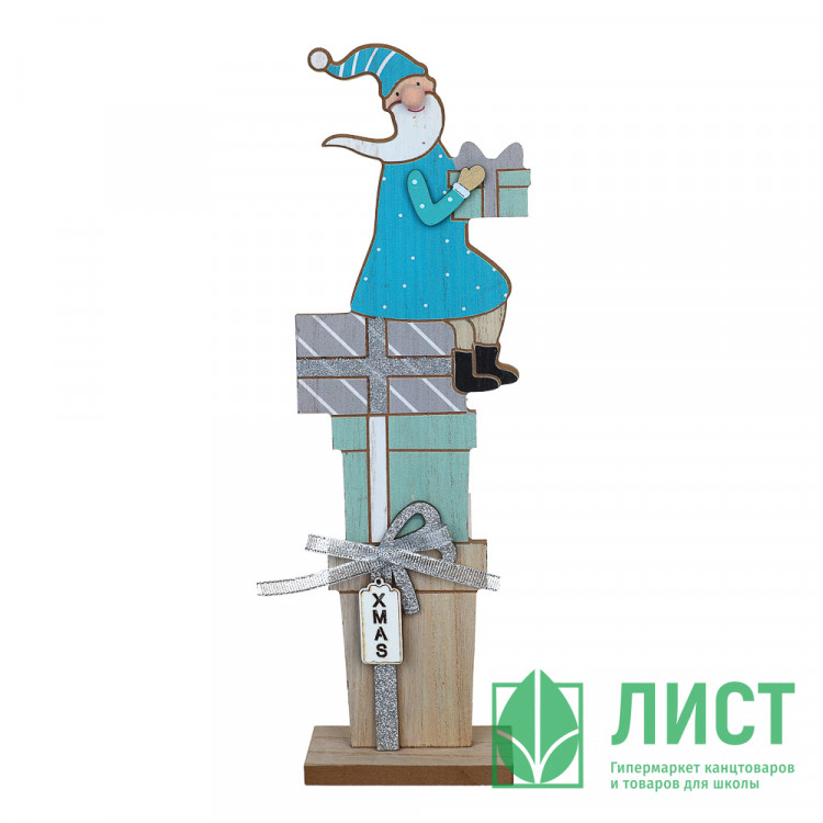 Статуэтка декоративная "Дед Мороз" 30см арт.396-792