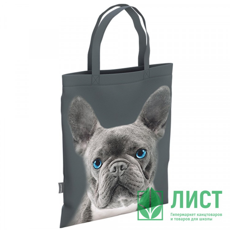 Сумка шопер (ErichKrause) Grey Dog серый 40x32 см арт.60390