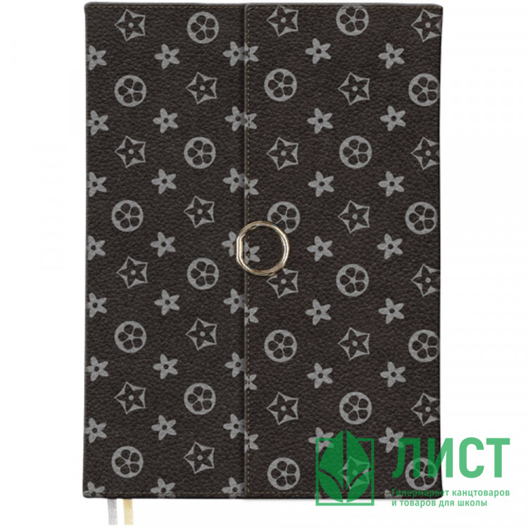 Ежедневник недатированный "deVENTE. Chic" A5 (145 ммx205 мм) 272 стр, кремовая бумага 70 г/м², печать в 2 краски, твердая обложка из искусственной кожи с поролоном, магнитная створка, карман для телефона и визиток на обратной стороне обложки, отстрочка, ч