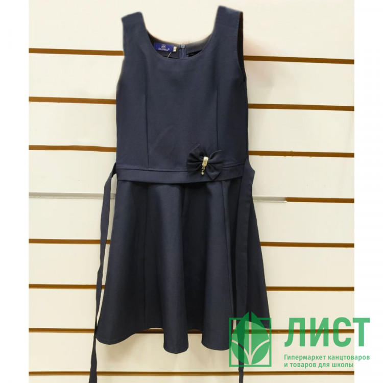 Сарафан для девочки (MULTIBREND) арт.ysl-4415-4 размер 32/128-40/152 цвет темно-синий