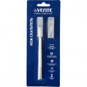 Нож-скальпель канцелярский deVENTE с 2-мя запасными лезвиями арт.4090000