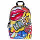 Рюкзак для девочек (Hatber) BLACK Sweet kiss 44х29х14 см арт.NRk_83133