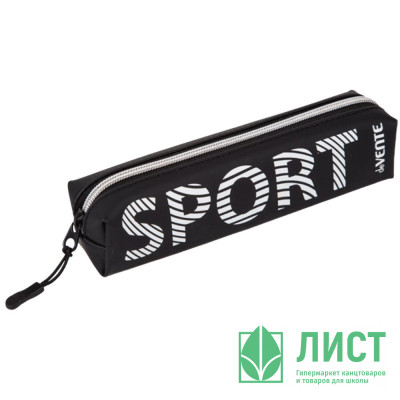 Пенал-косметичка 1 отделение силикон (deVente) Sport 20х4х4 см черный арт.7029453 Пенал-косметичка 1 отделение силикон (deVente) Sport 20х4х4 см черный арт.7029453