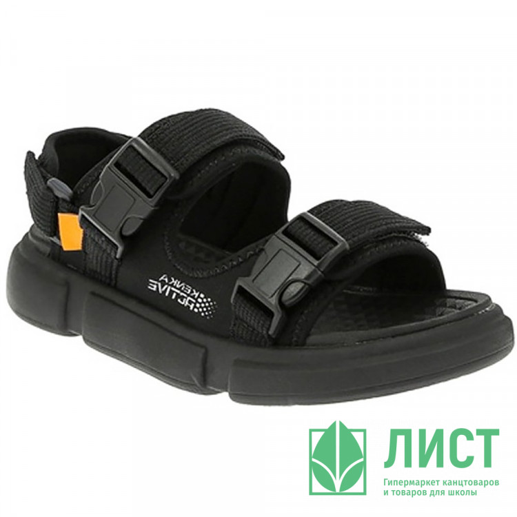 Сандалии для мальчика (KENKA) цвет черный верх-текстиль подкладка-текстиль размерный ряд 38-41 арт.YPS_2010_black