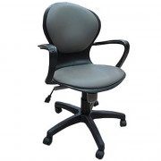 Кресло для оператора пластик/ткань Вальтер серый (В-3) ТГ