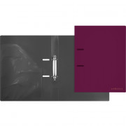 Папка на 2-х кольцах А4 35мм D-30мм пл. 0,8мм Esthetics deVENTE с внут.карманом бургунди арт.3081519