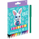 Фломастеры (deVENTE) Little Rabbit 12 цветов вентилируемый колпачок картонная коробка арт.5081626
