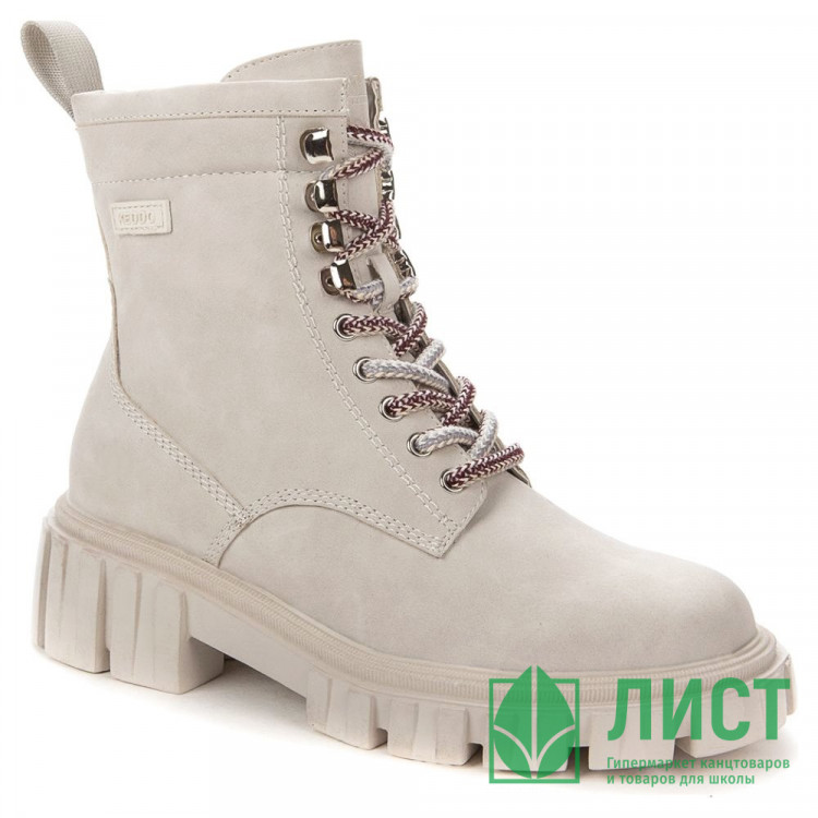 Ботинки для девочки (KEDDO) светло-бежевый верх-искуственный нубук подкладка - искусственная шерсть артикул 838229/05-02