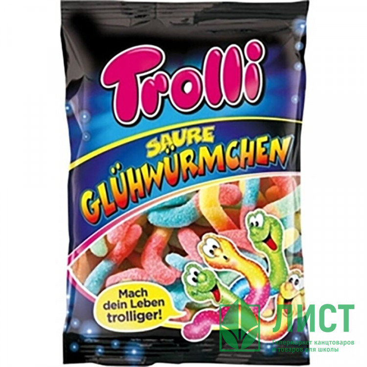 Жевательный мармелад Trolli Светлячки кислые (Ст.24)
