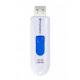 Флеш диск 64GB USB 3.0 Transcend JetFlash 790 Белый/Синий