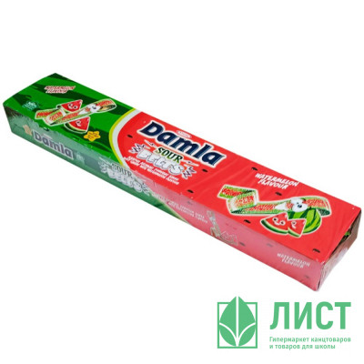 Жевательный мармелад Damla 15гр Ремешки Арбуз (Ст.72) Жевательный мармелад Damla 15гр Ремешки Арбуз (Ст.72)