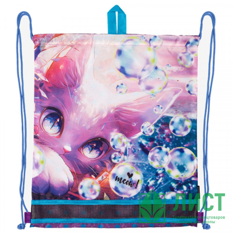 Сумка для сменной обуви 1 отделение (deVENTE) Lovely Cat 40x47см арт.7040457