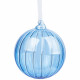 Шар стекло без упаковки /1шт/ 10см "Прозрачный голубой" арт.90741