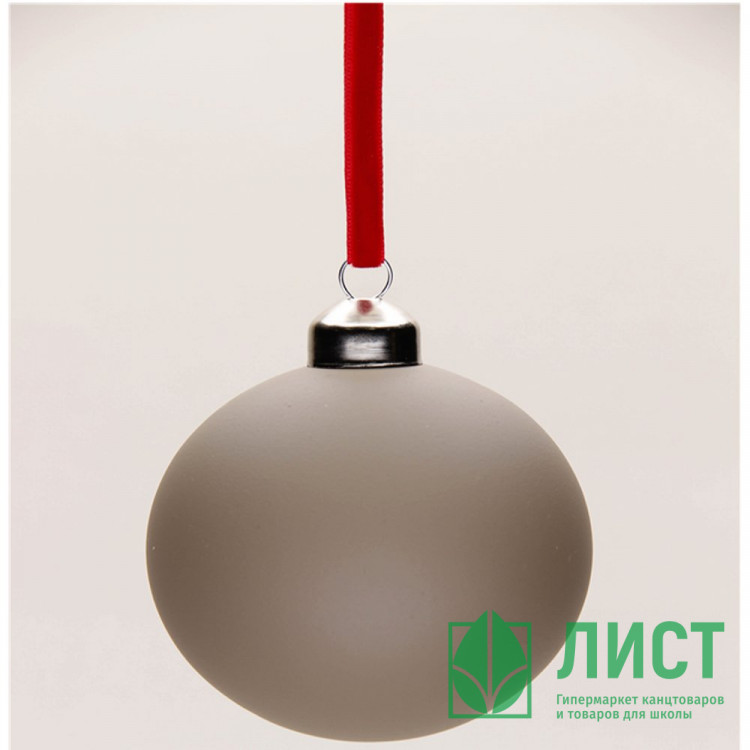 Шар пластик 06см матовый цв.коричневый 122 арт.РШ5322