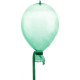 Украшение декоративное стекло 10см "Воздушный шарик" зеленый арт.10115
