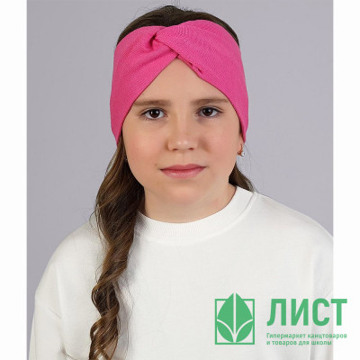 Повязка для девочки (CLEVER) арт.544048вн размер 52-54 цвет розовый Повязка для девочки (CLEVER) арт.544048вн размер 52-54 цвет розовый