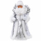 Игрушка декор. "Дед Мороз" 31,5см в серебрянной шубе арт.90704