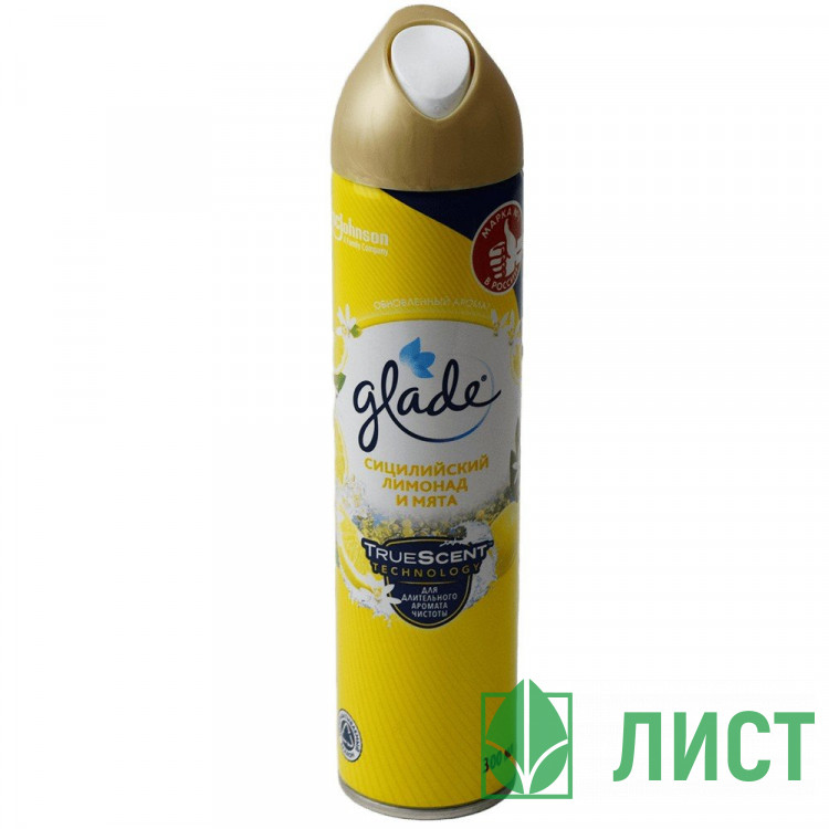 Освежитель Glade 300мл Сицилийский лимонад и мята