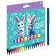 Фломастеры (deVENTE) Little Rabbit 12 цветов вентилируемый колпачок картонная коробка арт.5082626