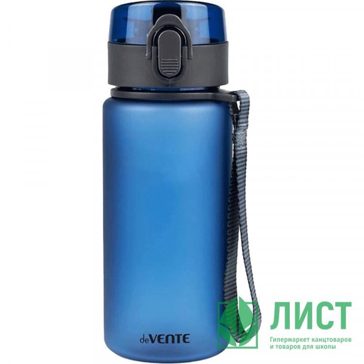 Бутылка 400 мл deVENTE матовая синяя  арт.8090329