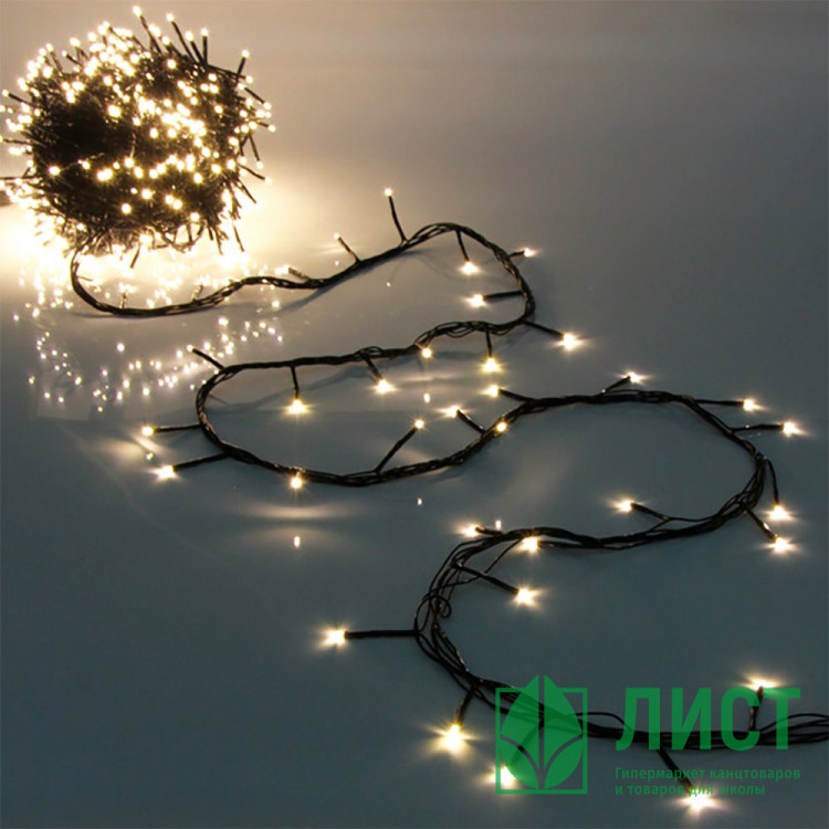 Гирлянда эл.д/дома точечная 40м 800LED (черн.провод) цв.т белый (соединение) 8реж.Wi-Fi арт.725