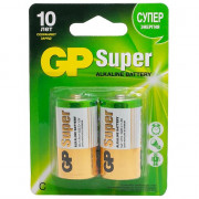 Батарейки GP Super LR14 (С) алкалиновые BL2 (цена за упаковку)