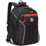 Рюкзак для мальчика (Grizzly) арт.RB-259-3/1 черный-красный 27х40х16см - 
