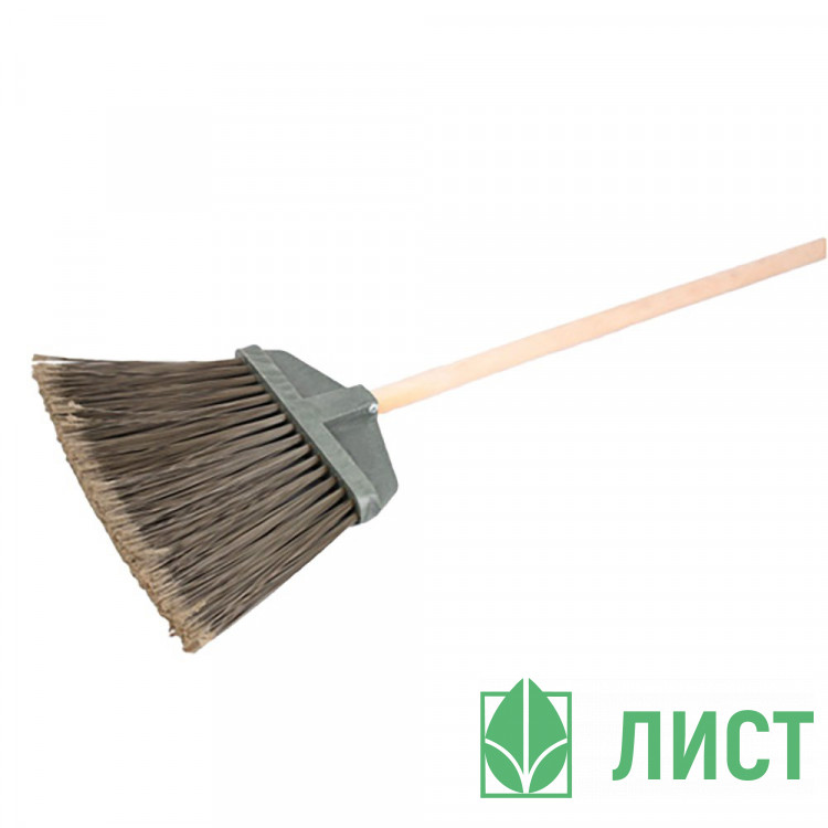Метла полипропиленовая плоская с черенком