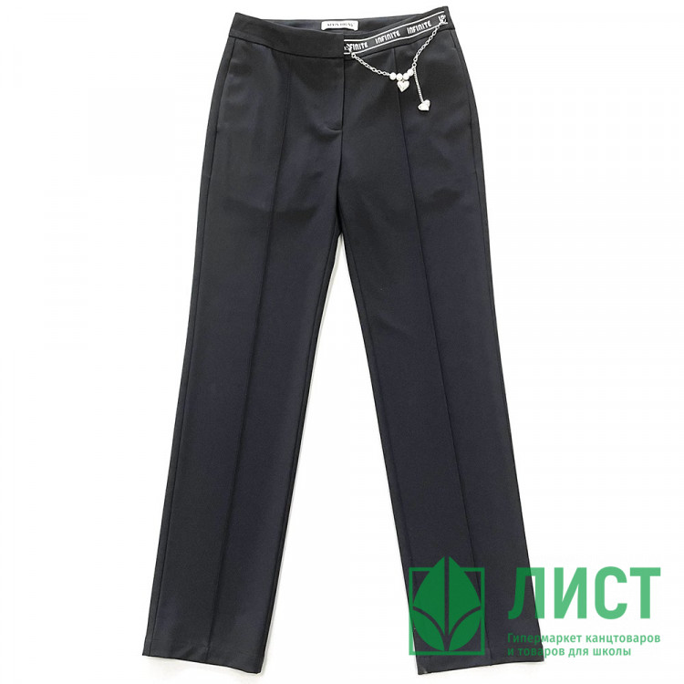 Брюки для девочки (Kevin Young) артикул T107341  размер 34/134-44/164 цвет синий