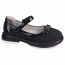 Туфли для девочки (TOM.MIKI) темно-синий верх-искусственная замша/искусственный лак подкладка-натуральная кожа размерный ряд 29-34 арт.T-10678-K - 