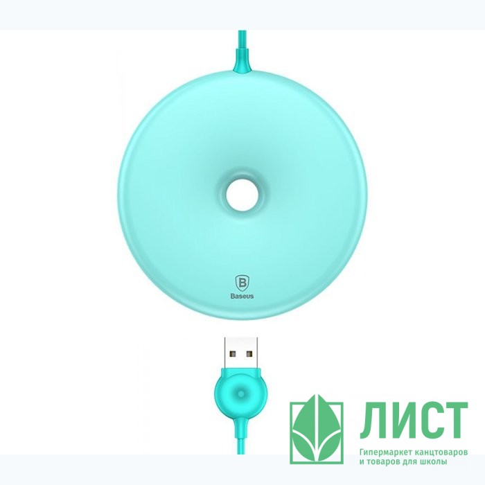 Зарядное устройство беcпроводное Baseus Donut 2000mA бирюзовый