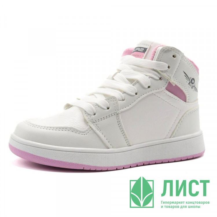 Кеды для девочки (SaiJun) белый верх-искуственная кожа подкладка - искуственная шерсть  артикул czz-C6566-8