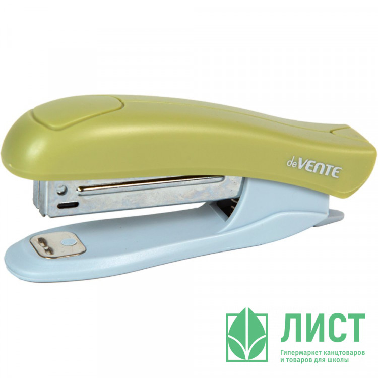 Степлер №10 (12л) пластиковый deVENTE sigNATURE оливковый арт.4142513