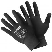 Перчатки полиэстеровые черный Для сборочных работ размер 9 (L), Fiberon PR-BP024