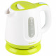 Чайник пластиковый 1л Energy, арт. E-234, белый/зеленый, 1100Вт