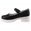Туфли для девочки (TOM.MIKI) черные верх-искусственная кожа подкладка-натуральная кожа размерный ряд 33-38 артT-10695-D - 