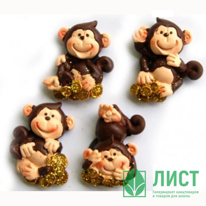 юМагнит СИМВОЛ ГОДА "Обезьянкa" 7см арт.SL14A3171