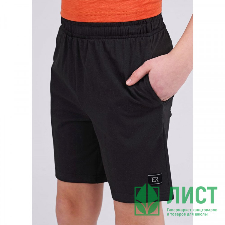 Шорты для мальчика артикул CLE 846589к размерный ряд 34/134-42/158 цвет черный