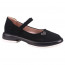 Туфли для девочки (TOM.MIKI) черные верх-искусственная замша подкладка-натуральная кожа размерный ряд 31-38 арт.T-10774-A - 