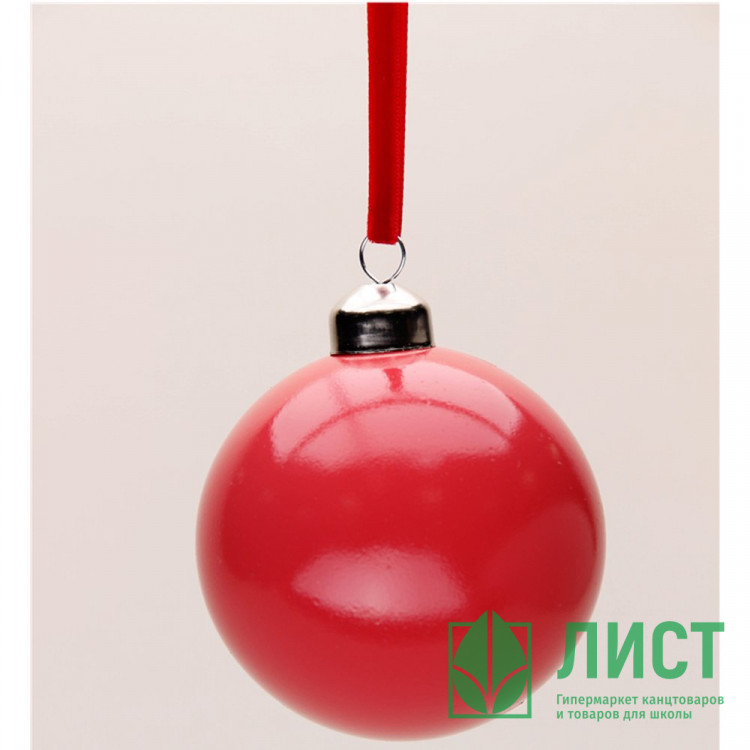 Шар пластик 06см глянец цв.пурпурно-красный 102 арт.РШ5702