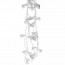 Украшение декоративное "Бусы" колокольчик 1,5м серебро арт.201-0437 - my_203832