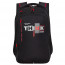 Рюкзак для мальчиков (Grizzly) арт.RU-438-1/2 черный-красный 31х42х22 см - 