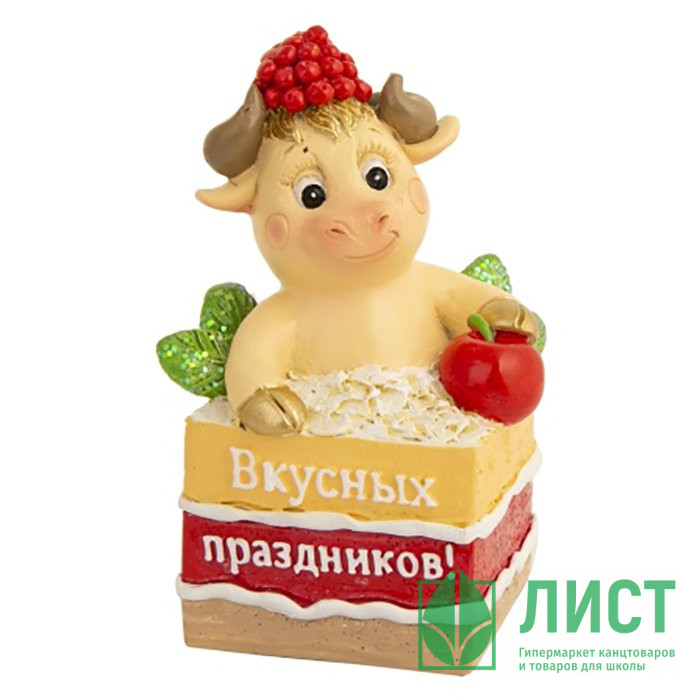 Статуэтка СГ "Бычок в торте" 8см арт.81595